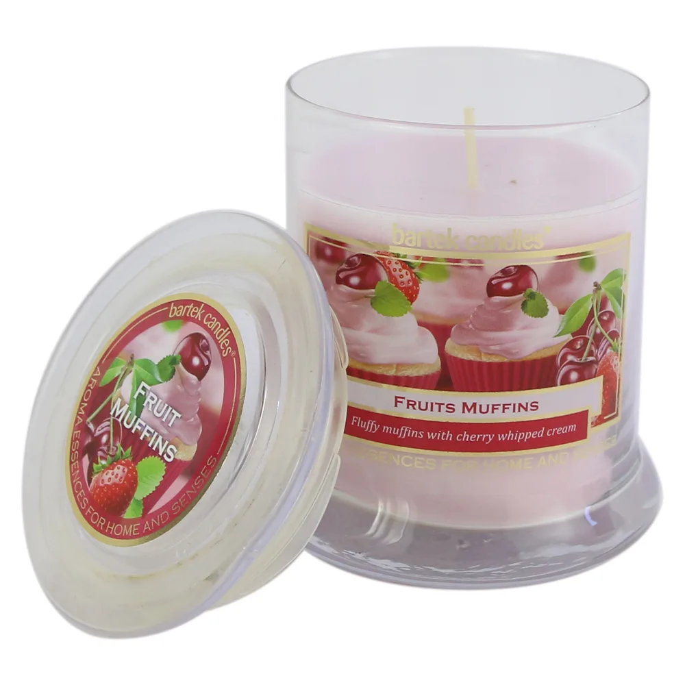 Lumanare parfumata in borcan de sticla Fruits Muffins 260 gr
