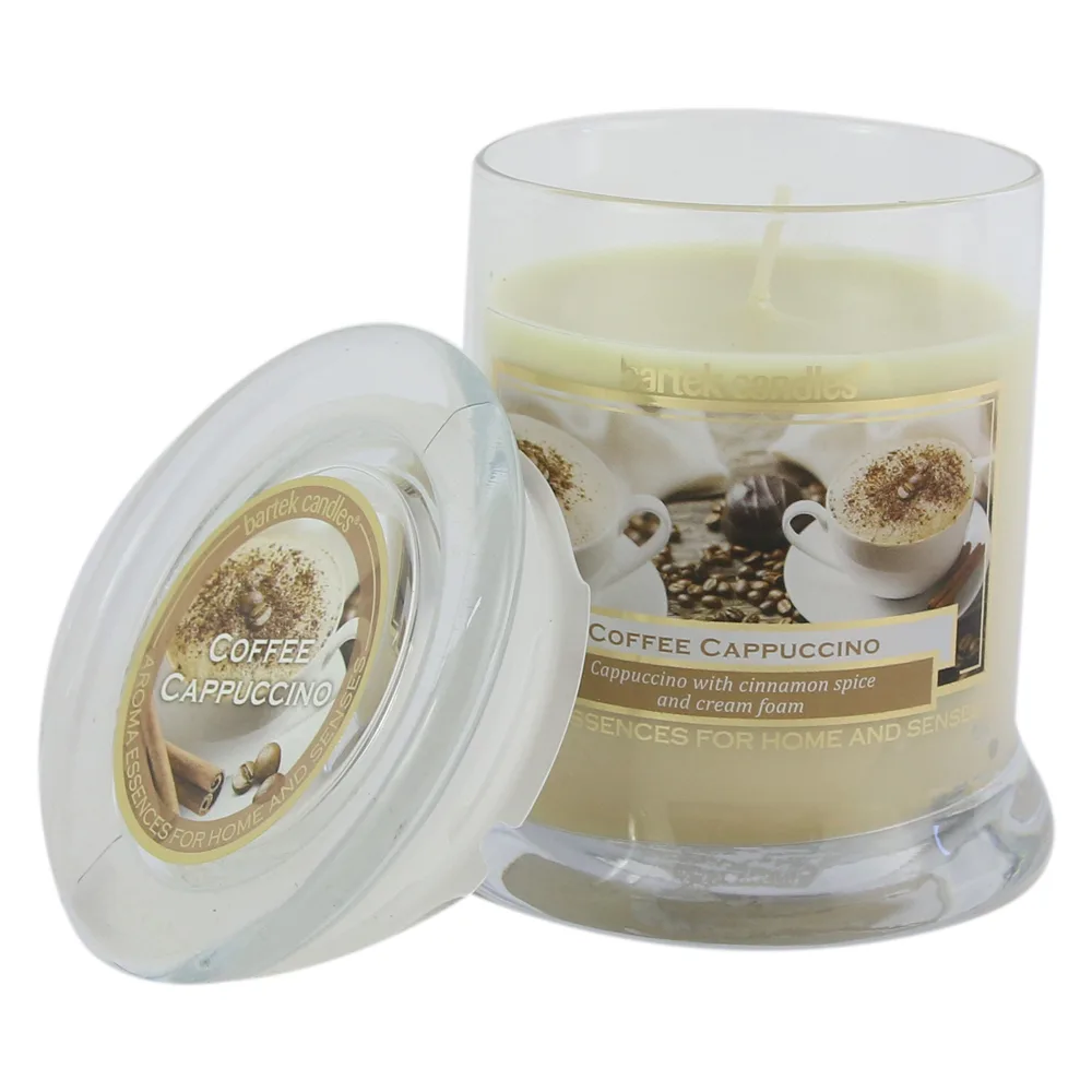 Lumanare parfumata in borcan de sticla Iced Latte Coffee/Capuccino 260 gr - imagine 2