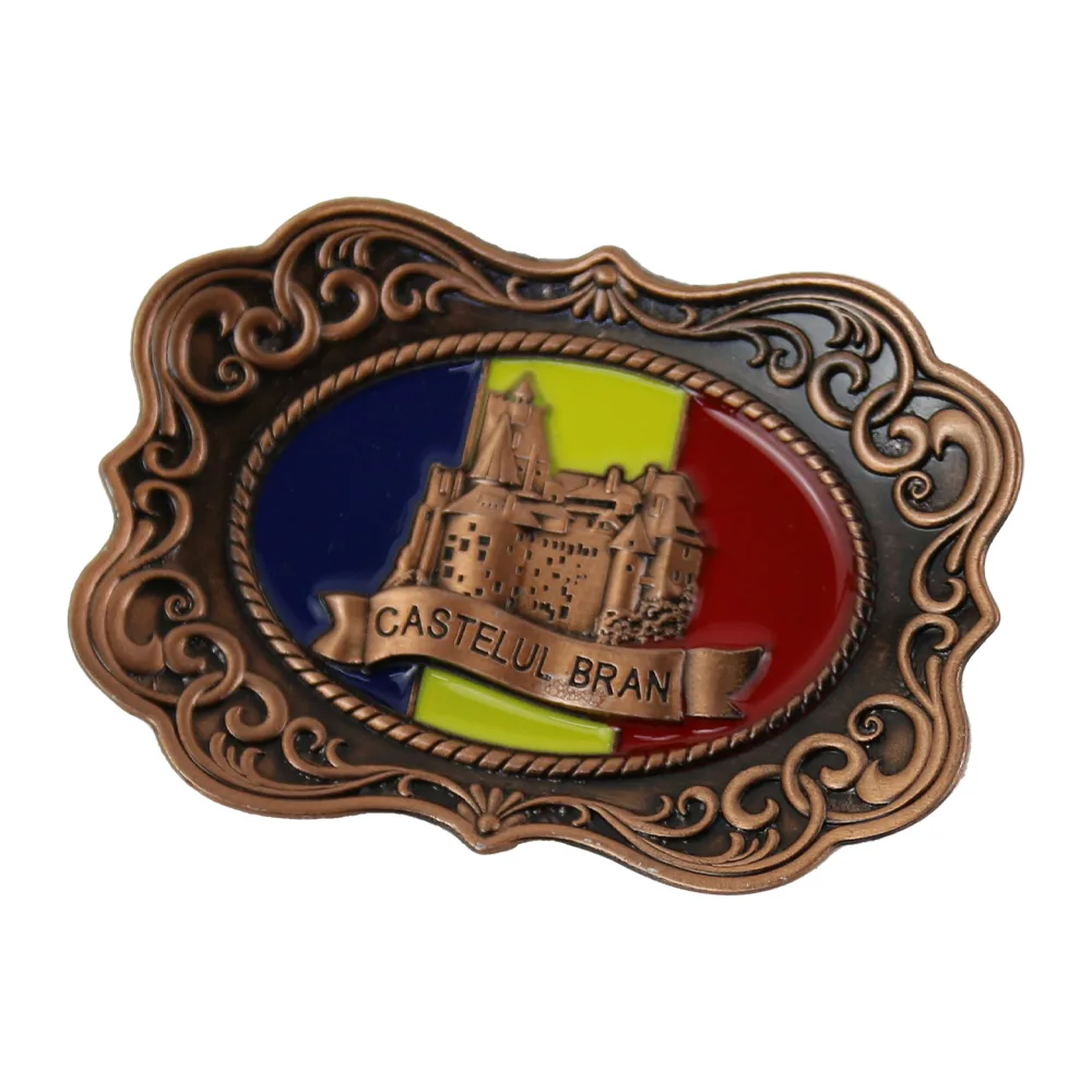 Magnet frigider din metal 7x5 CM, Castelul Bran - imagine 2