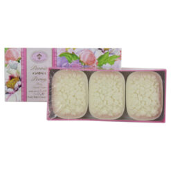 Set sapun Peonia 3x125 gr, Saponificio Artigianale Fiorentino