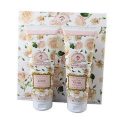 Set cadou pentru baie Florentino Rose 250 ml - gel de dus si lotiune de corp