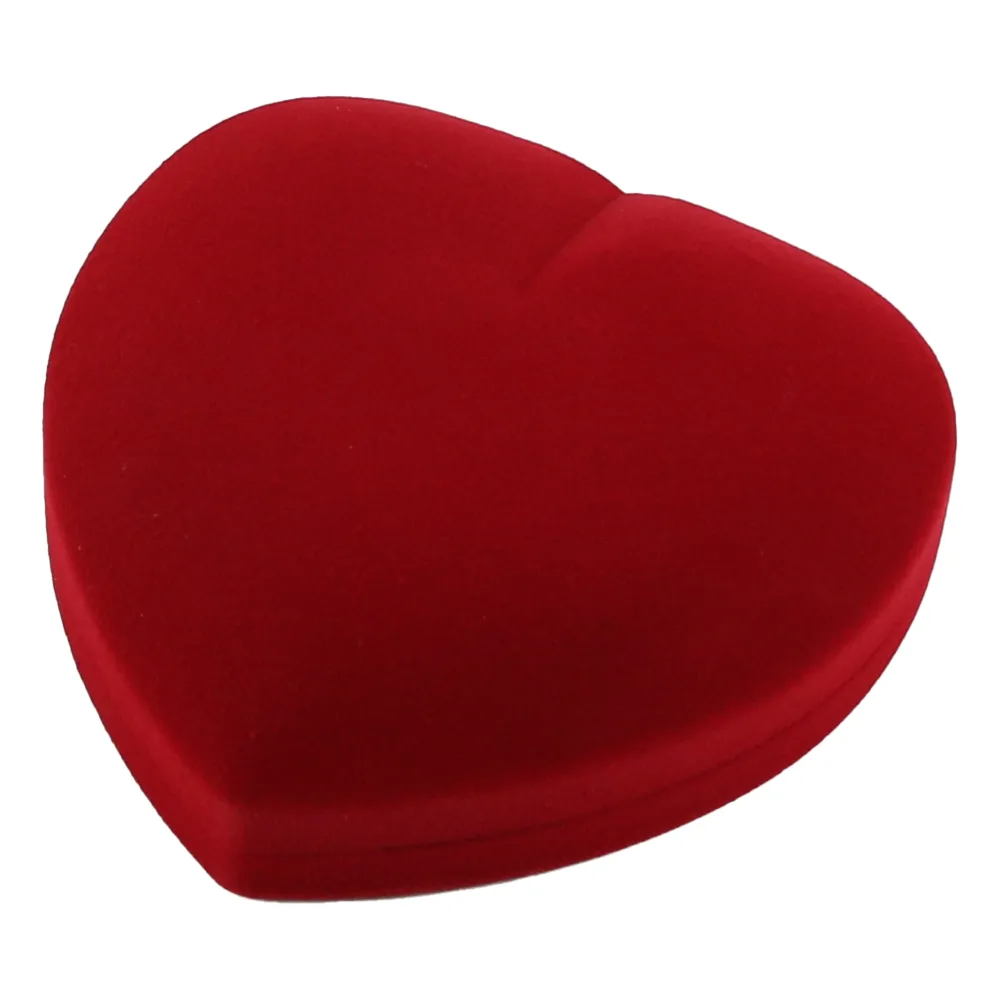 Cutie pentru bijuterii din catifea 15 CM, Inima