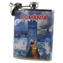 Plosca cu palnie Castelul Bran 210 ml, Romania