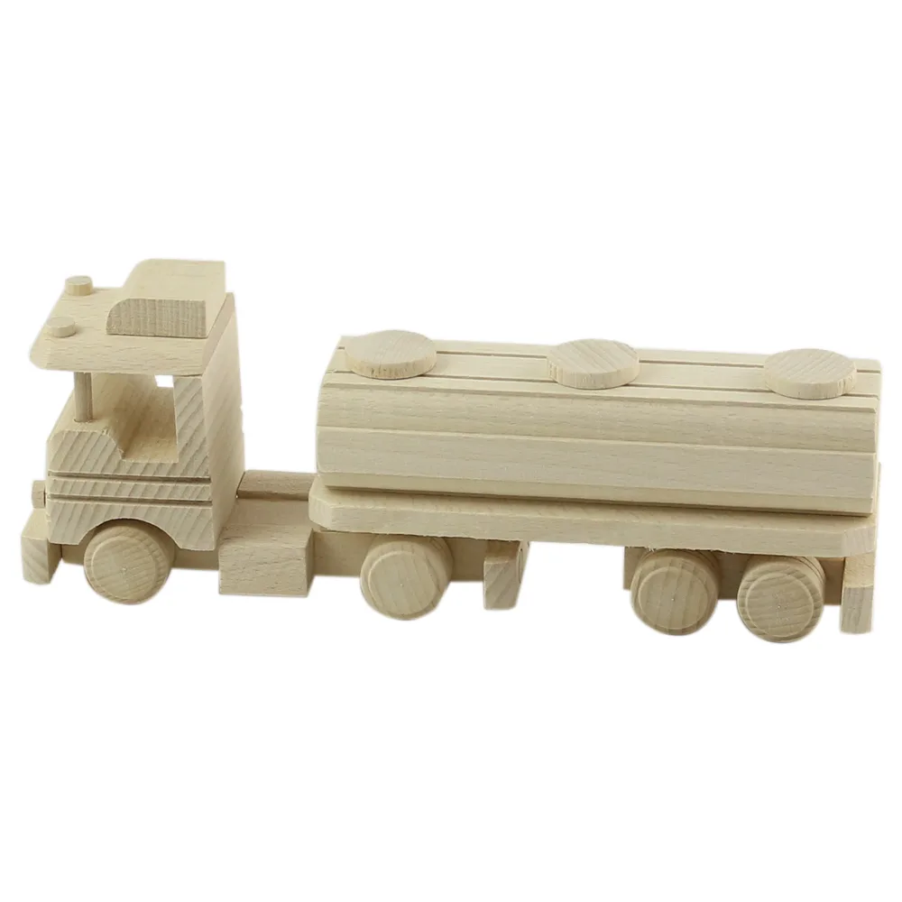 Jucarie din lemn Camion cisterna 30 CM