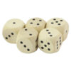 Set 5 zaruri din lemn 3 CM, Natur