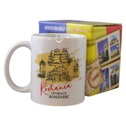 Cana din ceramica Litoralul Romanesc 300 ml, in cutie decorativa