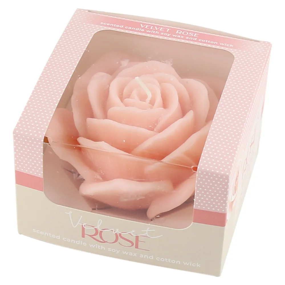 Lumanare parfumata Trandafir, Velvet Rose 12 CM - imagine 2
