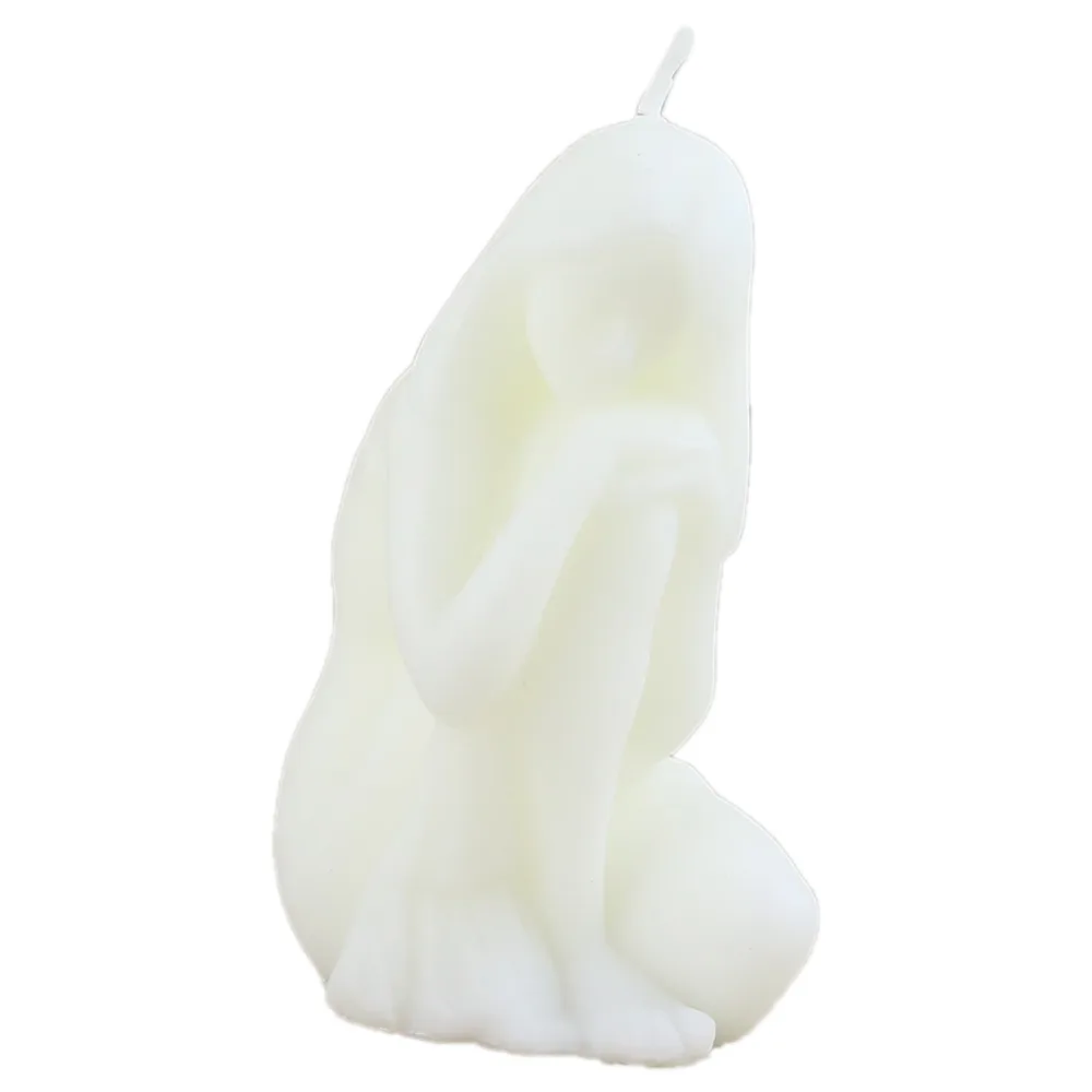 Lumanare decorativa Venus 12 CM, Alb
