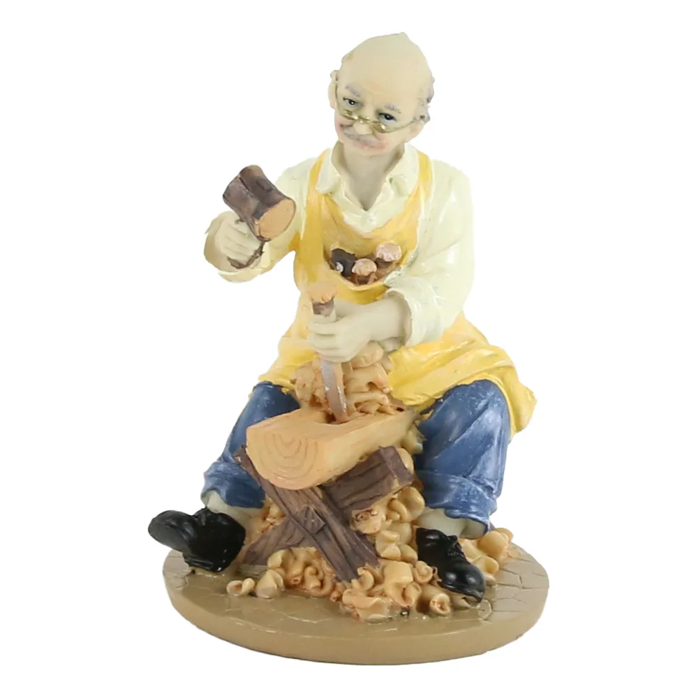 Figurina decorativa din rasina 16 CM, Batrana/Batran - imagine 2