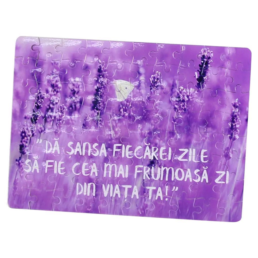 Puzzle magnetic 80 piese "Da sansa fiecarei zile..." 20x14.5 CM