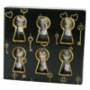 Set 6 pahare shot termosensibile 35 ml, "Look at me" Men