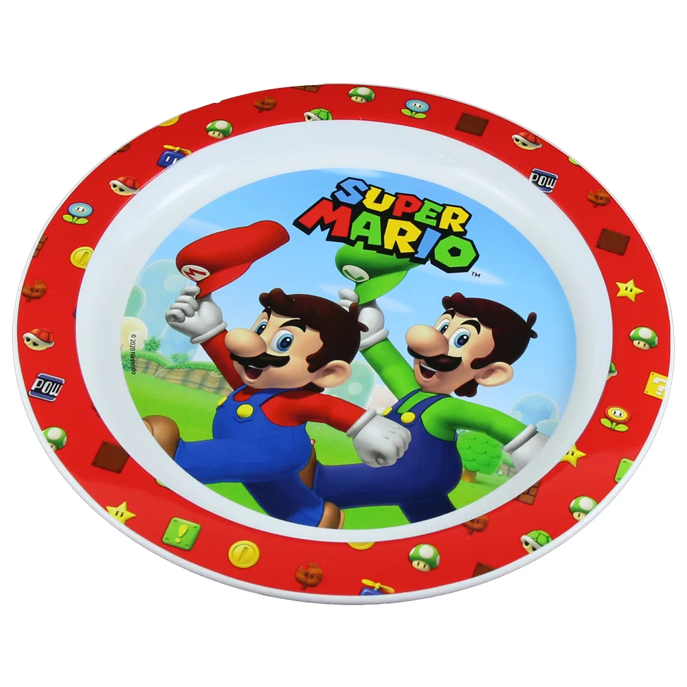 Farfurie intinsa din plastic Super Mario, 22 CM