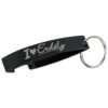 Breloc cu desfacator de sticle "Erdely" 7 CM, Negru