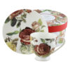 Ceasca portelan cu farfurie 220 ml, "Kasandra", in cutie decorativa