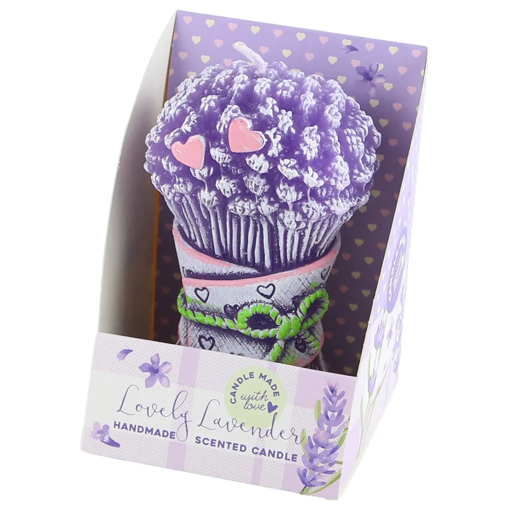 Luminare parfumata Lovely Lavender 11 CM, in cutie, 165 gr - imagine 2