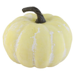 Dovleac decorativ din polifoam 12 x 8 cm, crem