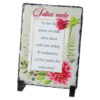 Placa ardezie "Sotiei mele" 14x19 CM