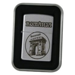 Bricheta metalica cu Arcul de Triumf, Bucuresti 4 x 5.5 cm, Romania