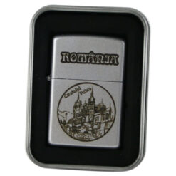 Bricheta metalica "Romania", 4x5.5 CM, Castelul Peles