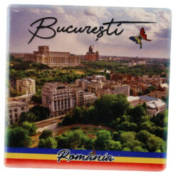 Magnet din ceramica Bucuresti 7.5 x 7.5 cm, Romania