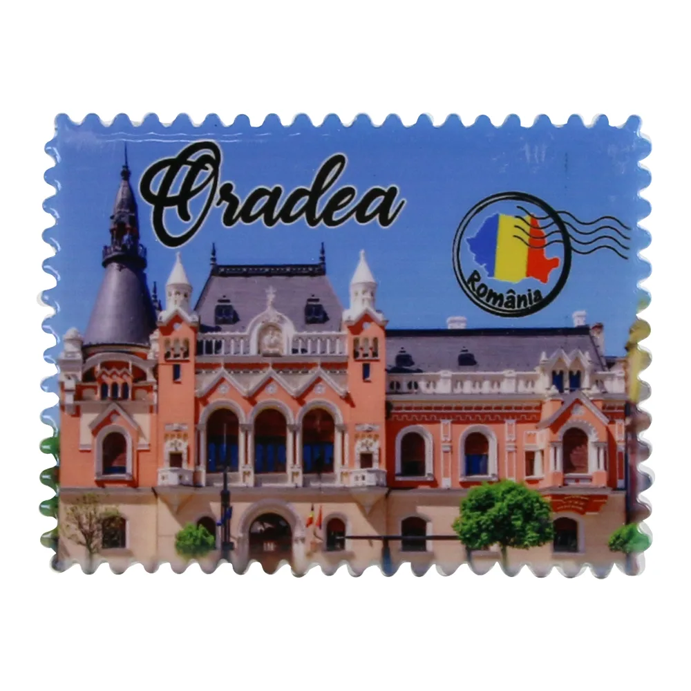 Magnet din ceramica "Romania", 8x6 CM, Oradea