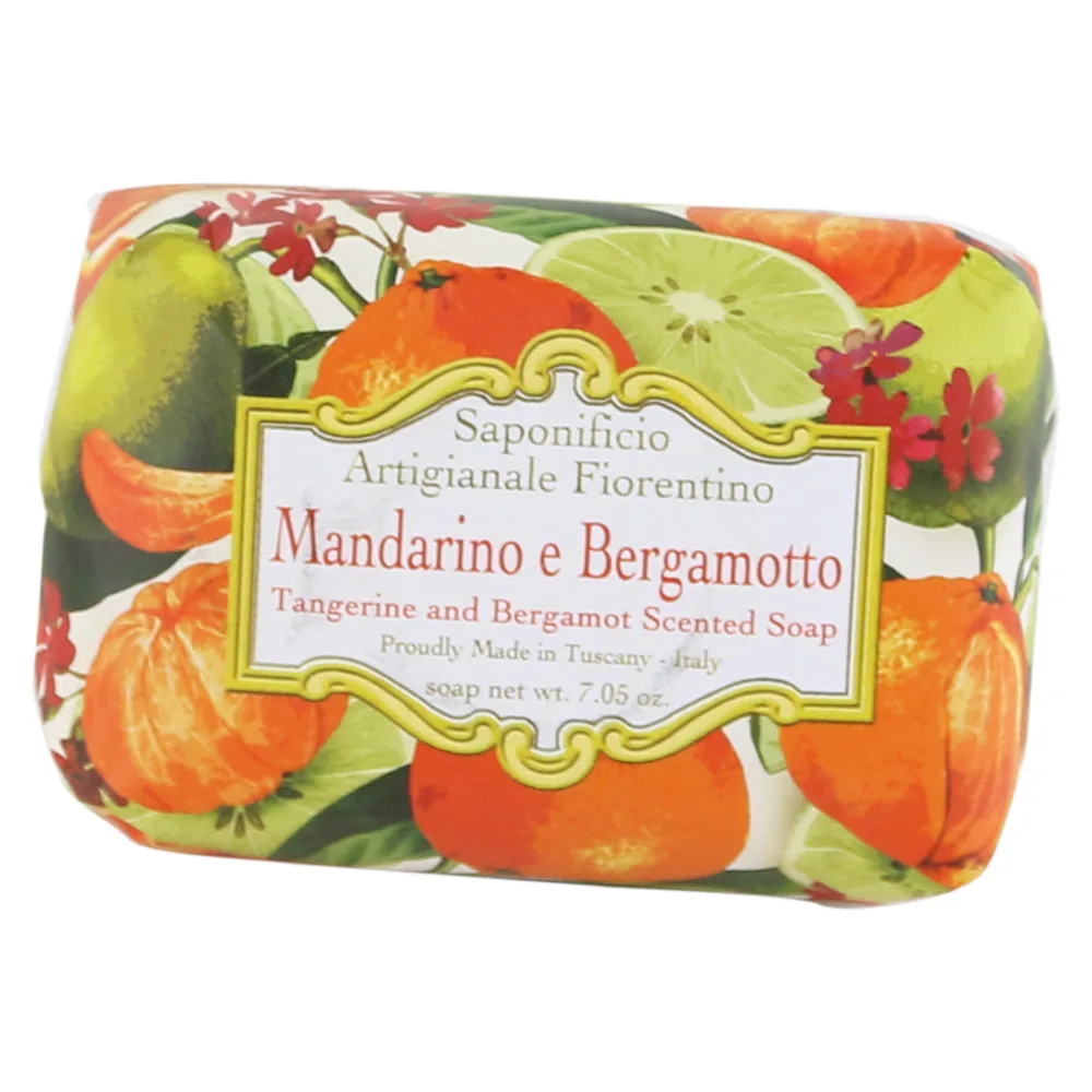 Sapun Mandarino e Bergamotto 200 gr, Saponificio Artigianale Fiorentino, mandarina cu bergamota