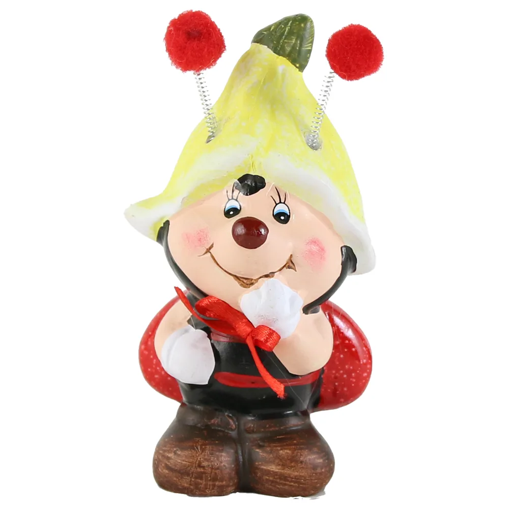 Figurina Buburuza, din ceramica 6x11 CM - imagine 2