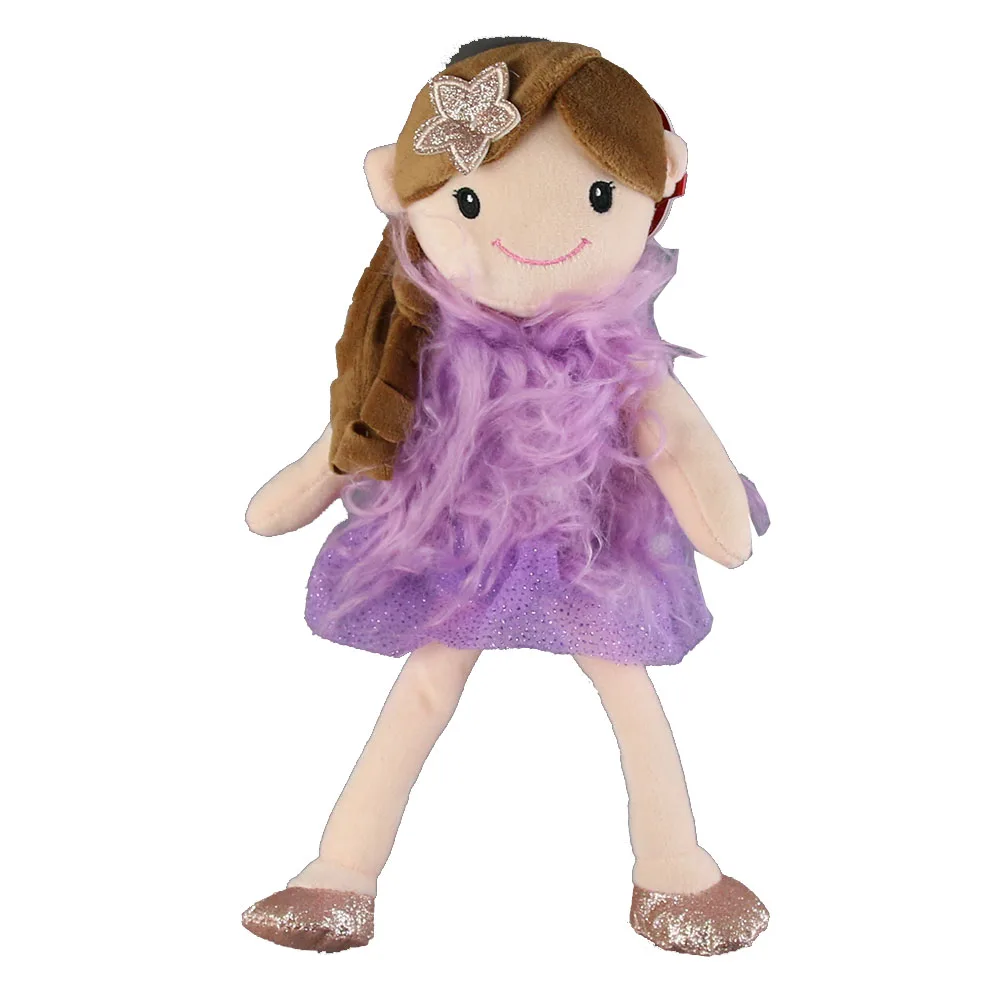 Jucarie de plus - Papusa cu rochita tulle, 34 CM - imagine 2