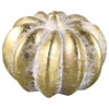 Dovleac decorativ din ceramica 9 x 7 cm, auriu