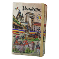 Agenda suvenir Romania 9 x 14 cm Castele si Bucuresti 2 modele
