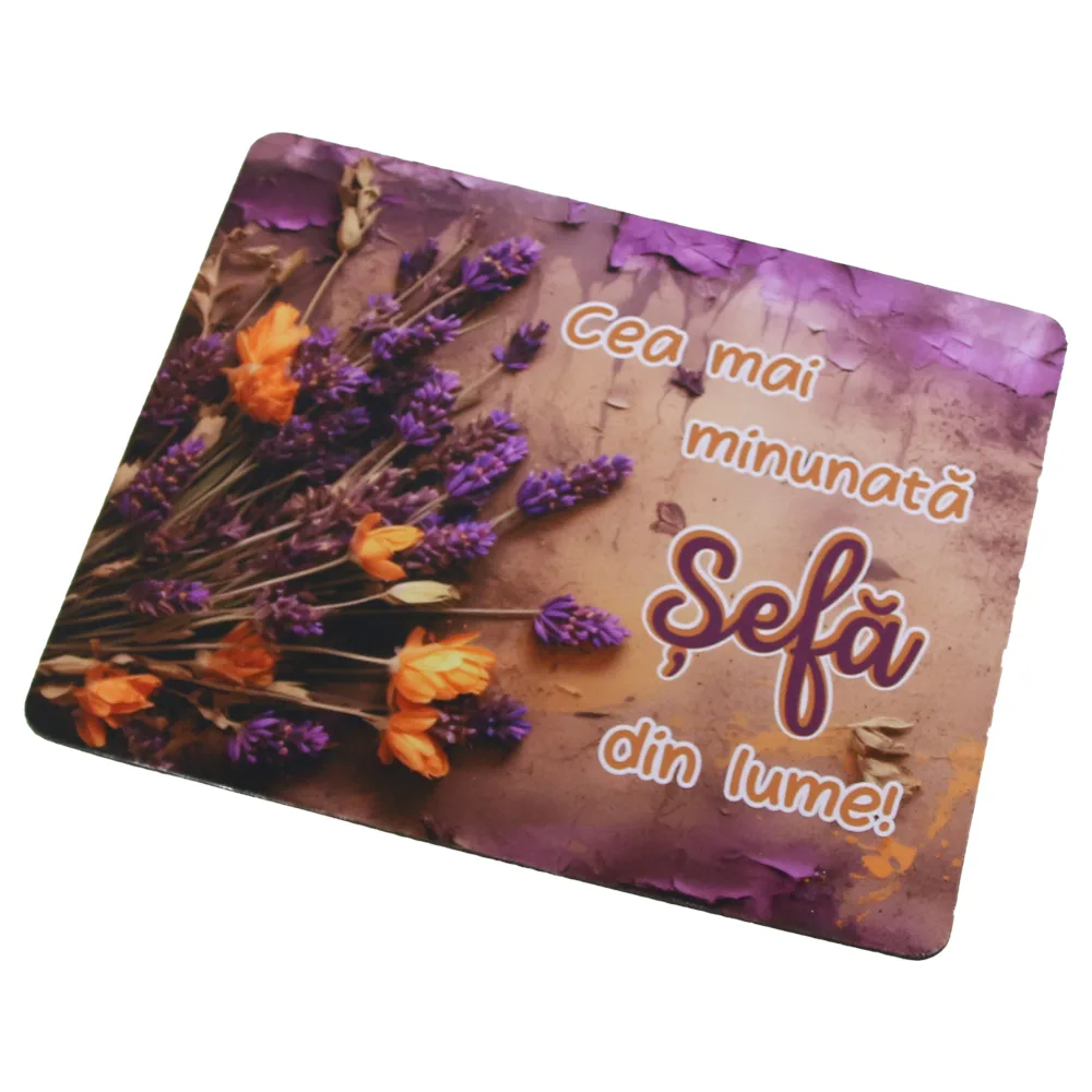 Mousepad "Cea mai minunata Sefa din lume!" 22x18 CM