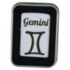 Bricheta metalica "Gemini", 3.5x5 CM, Alb, Gemeni