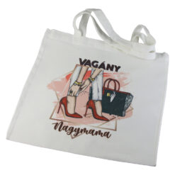 Sacosa textil cu fermoar "Vagany Nagymama" 36 x 39 cm