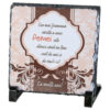 Placa ardezie "Cea mai frumoasa varsta..." 14x14 CM