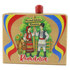 Cutie Sarpe "Romania" 8x6.5 CM, Muzeul Satului, tricolor