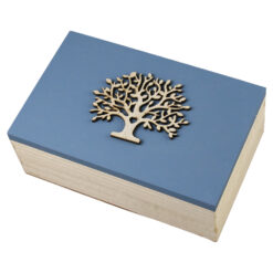 Cutie de bijuterii din lemn 19 x 12 x 7 cm, Copacul Vietii