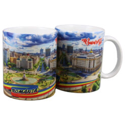 Cana din ceramica Bucuresti 330 ml, Romania