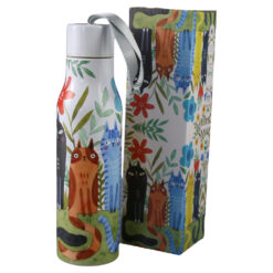 Alternative view of Sticla termos 500 ml "Cats World, Garden", in cutie decorativa