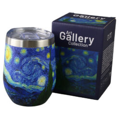 Alternative view of Cana termos 330 ml "Starry Night" de V. van Gogh, in cutie decorativa