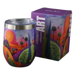 Alternative view of Cana termos 330 ml "Modern Bubbly Hills", in cutie decorativa