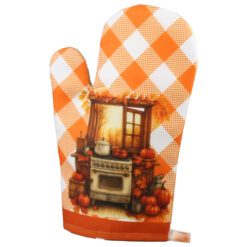 Manusa de bucatarie din textil cu dovlecei 26 cm