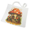 Sacosa textila cu Casa Ciuperca 40 x 37 cm