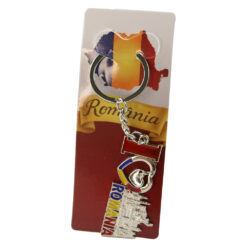 Alternative view of Breloc metalic "I love Romania" 3 x 12 cm