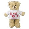 Ursulet din plus cu tricou "Love/Happy Valentine's Day" 28 cm