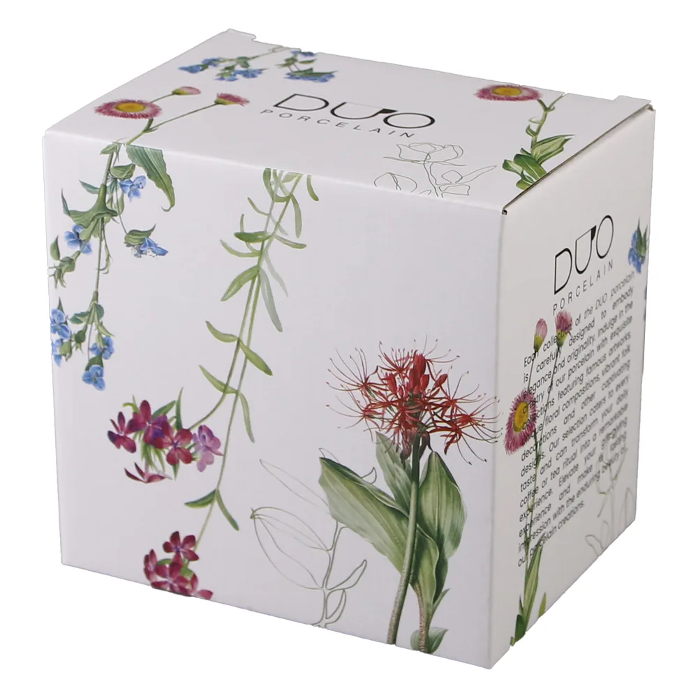 Cana de sticla cu perete dublu, 350 ml, "The colors of nature", in cutie decorativa - imagine 4