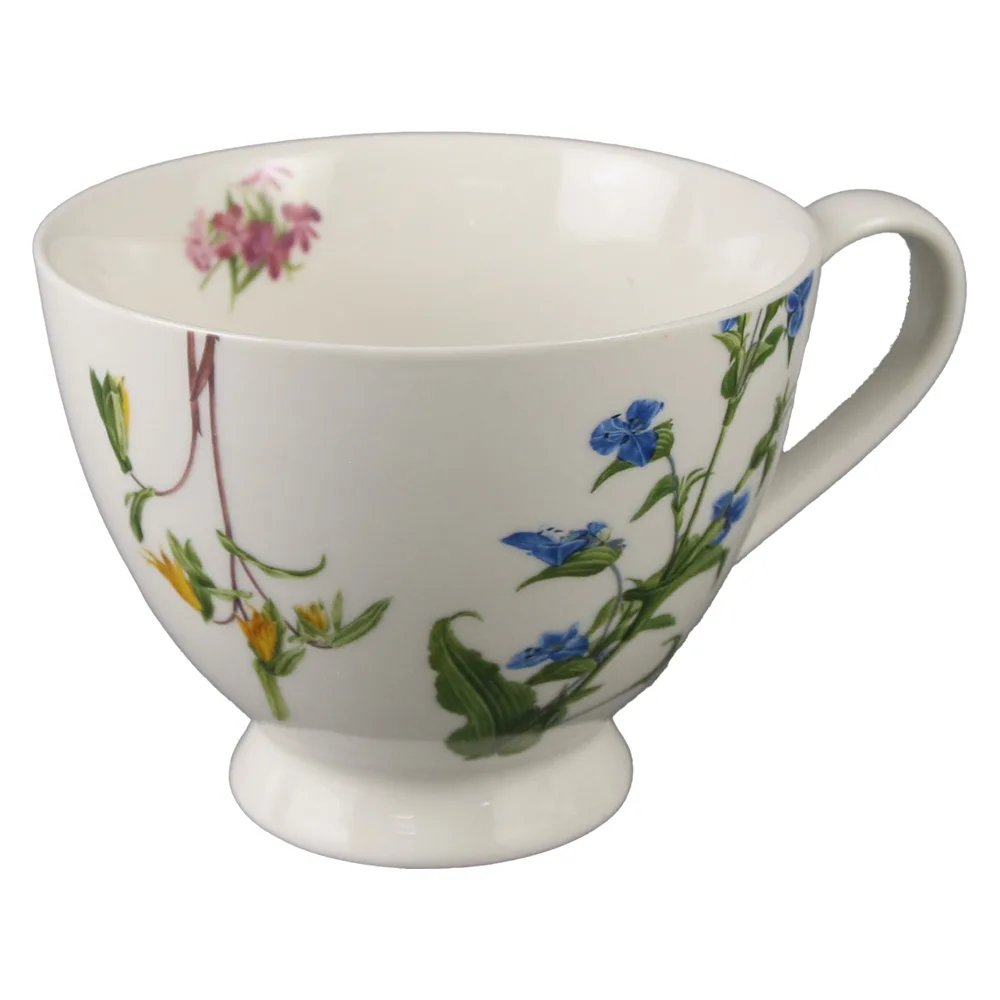 Cana Jumbo din portelan 450 ml, "The colors of nature", in cutie decorativa - imagine 3