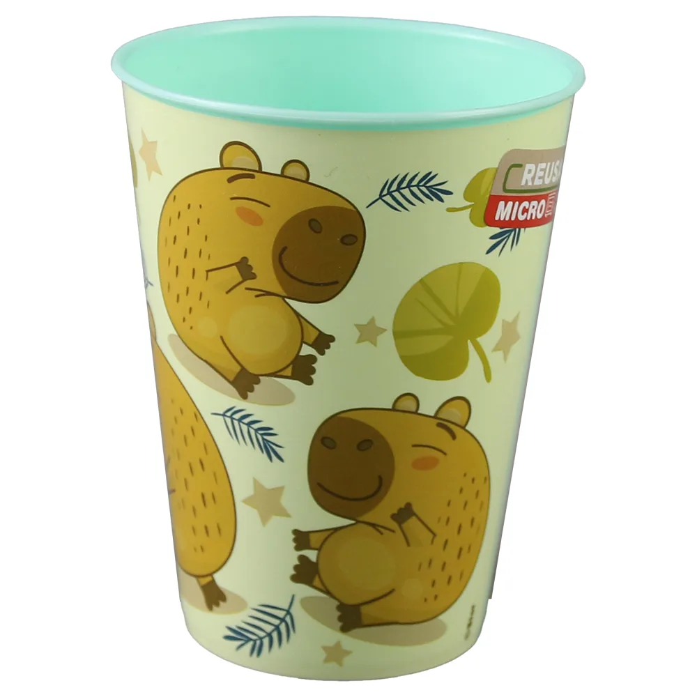 Pahar din plastic 260 ml, Capibara - imagine 2