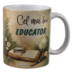 Cana din ceramica "Cel mai bun Educator" 330 ml