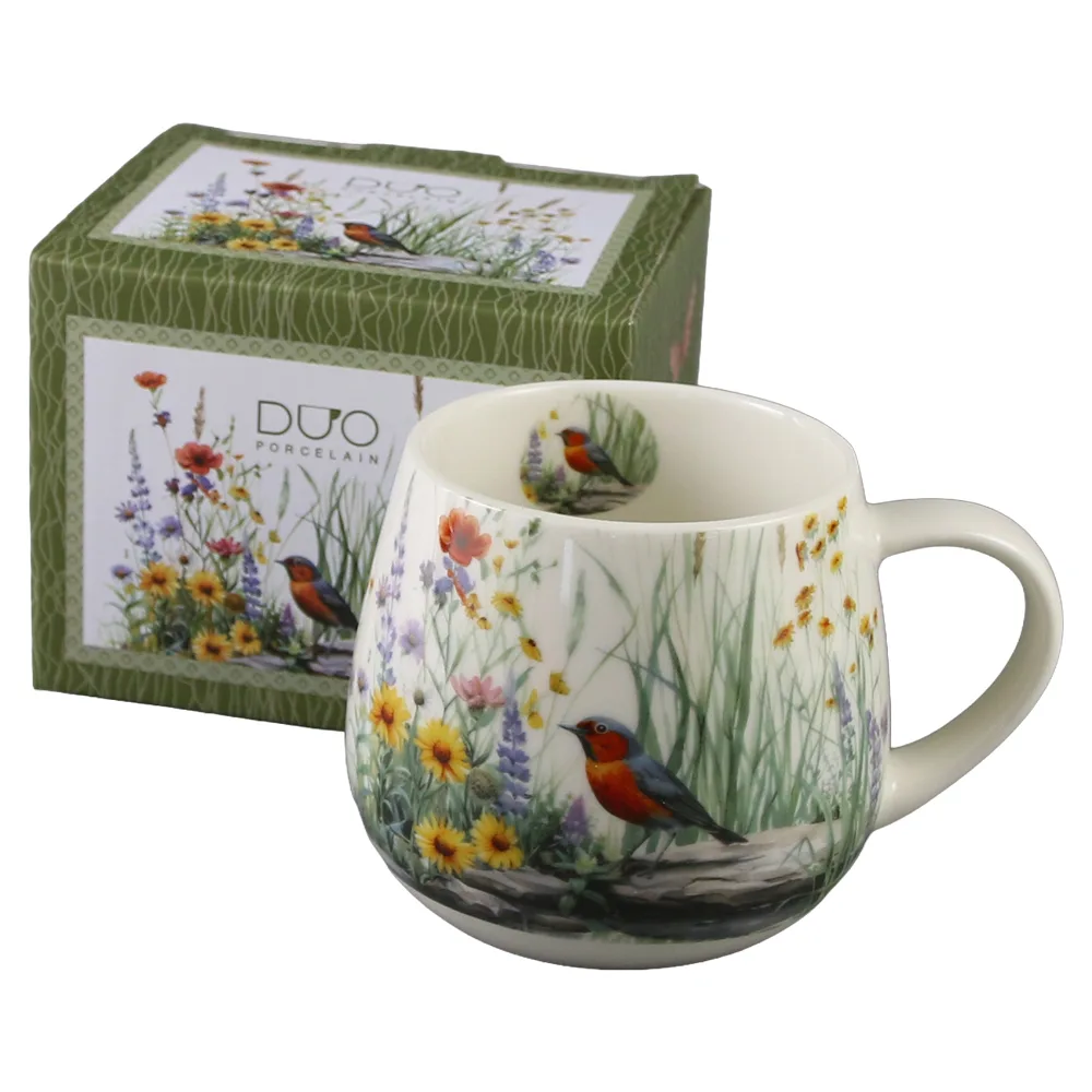 Cana din portelan 430 ml "July" in cutie decorativa