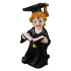 Alternative view of Figurina Absolvent din rasina 17 cm fata/baiat
